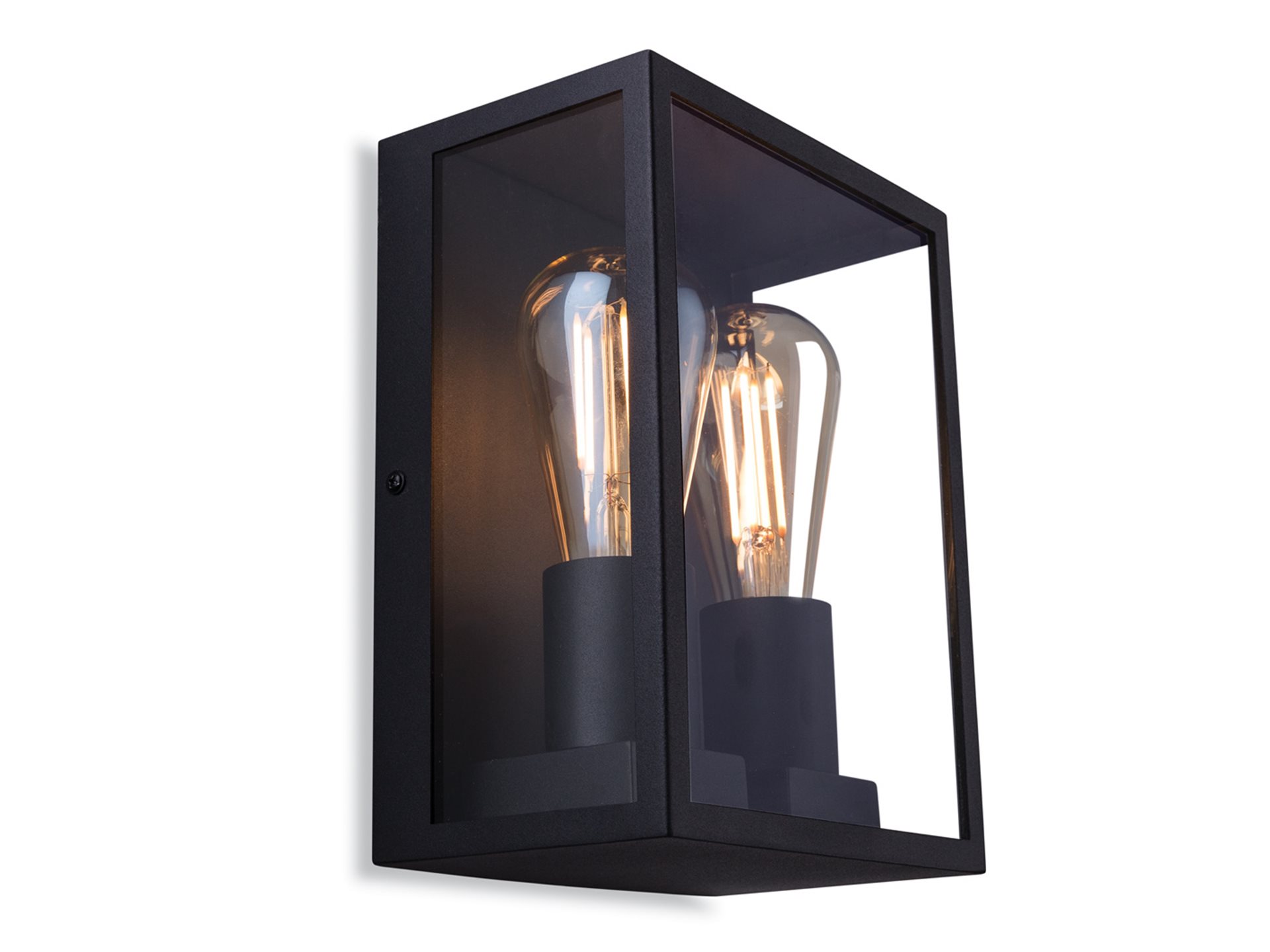 Firstlight Houston Wall Light Dual Lamps (Black) 2818BK UK