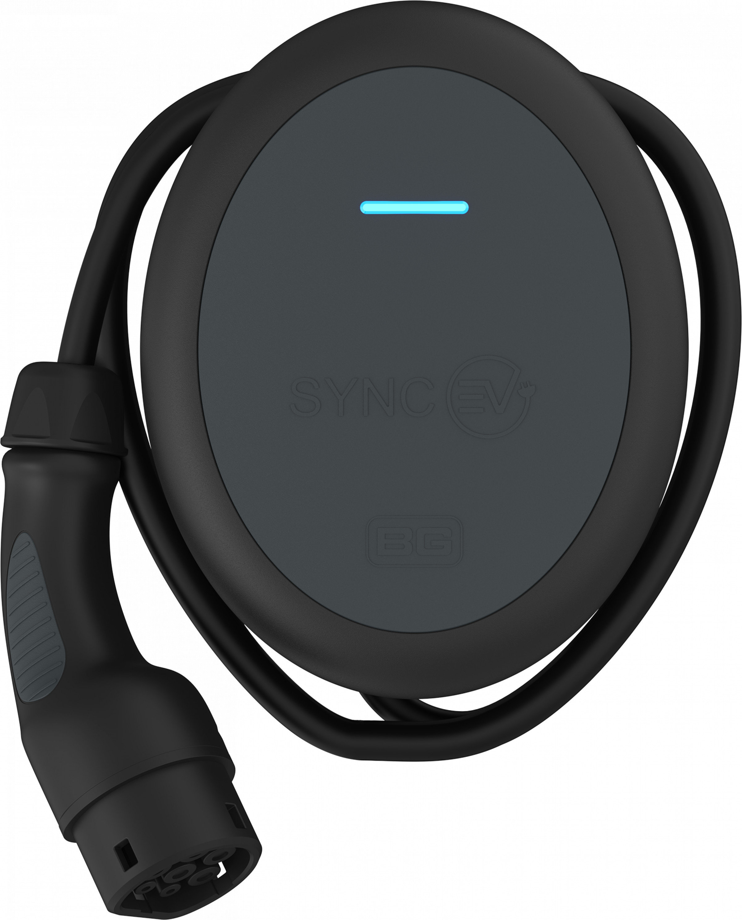 Sync EV Type 2 Smart Car Charger 7.4kW Tethered Built in WiFi EVT77G UK