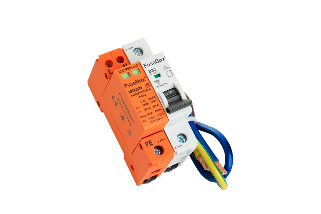 Fusebox T2 SPD 1 MODULE Surge Protection Device SPDCUKITT2 UK