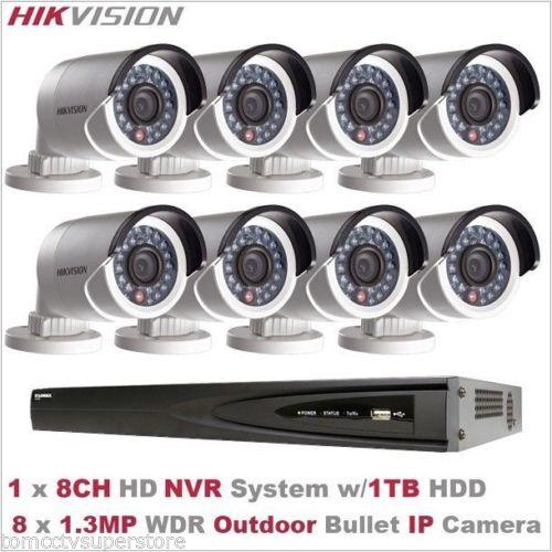 Hikvision NVR and dome camera kit, CCTV kits, CCTV cameras, DTSHIK8KIT UK