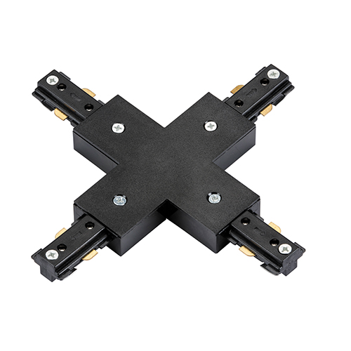 Saxby Lighting 71895 Track x connector (Black)