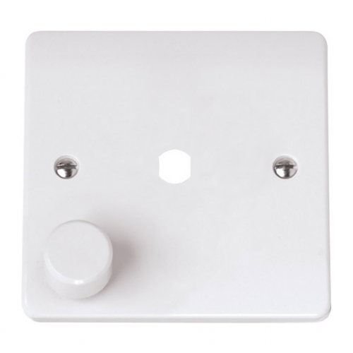 Click Scolmore Mode 1 Gang Single Dimmer Plate & Knob CMA145PL UK