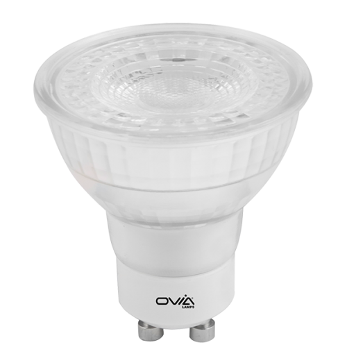 Ovia Lighting 4.8w Led Gu10 Glass Lamp 4000k Non-dim