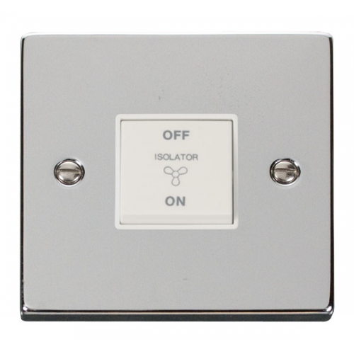 Click Scolmore 10a Fan Isolation Switch VPCH020WH UK