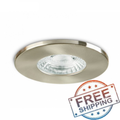 Collingwood Fire Rated Fixed Downlight IP20 (Brushed Steel)