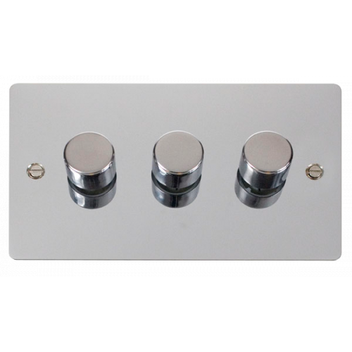 Click FPCH153 Flat Plate 3gang 2way 400w Dimmer Switch Define