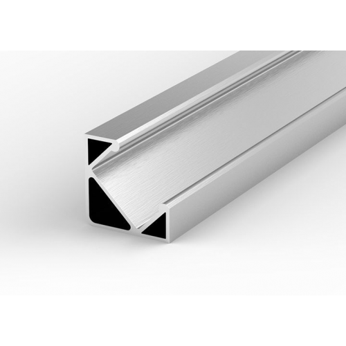 Silver LED Profile 45 Degree 2M Length DTS-45DEGSIL UK