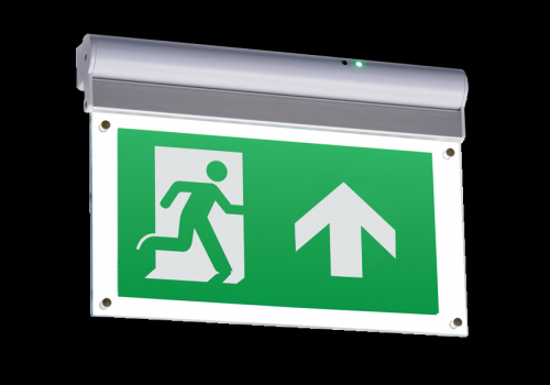 Ml Accessories 230v Ip20 Wall Ceiling Mounted Led Emergency Exit Sign Aluminium
