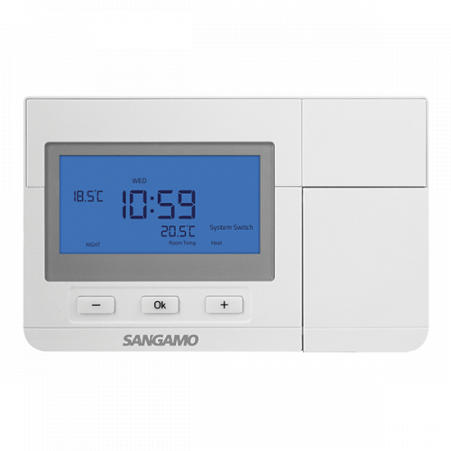 7 Day Programmable Room Thermostat CHPRSTATDP UK