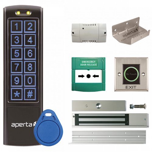 ESP Eztag3 Door Access Kit With Contactless Exit Button & Foot Pull EZTAG3PROBCF UK