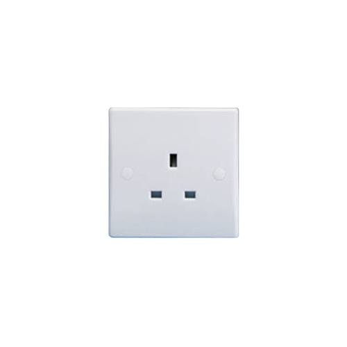 1G 13A unswitched socket, wall sockets, GU3050, Schneider Electric UK