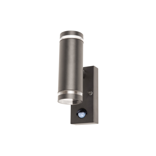 Integral Outdoor Stainless Steel Up And Down Wall Light Pir Ip54 2xgu10 ...