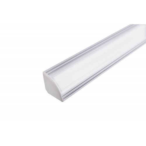 Integral ALUMINIUM PROFILE CORNER SURFACE MOUNT 1M FROSTED DIFFUSER FOR
