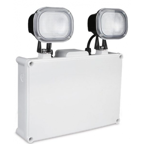 Kosnic 7W Led IP65 Nonmaintained Twinspot Emergency Lighting