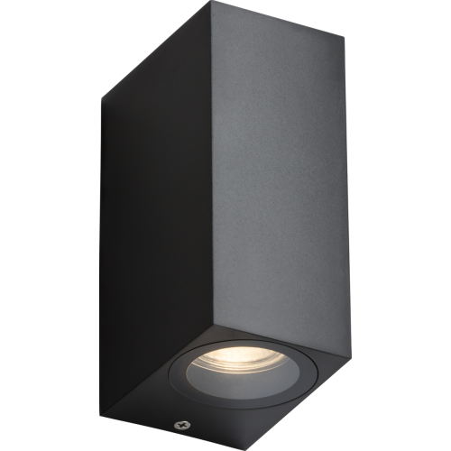 Knightsbridge Alana - 230v Ip65 Gu10 Polycarbonate Up/down Wall Light ...