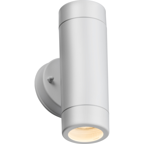 Knightsbridge Eamon 230v Ip54 Gu10 Polycarbonate Up down Wall Light ...