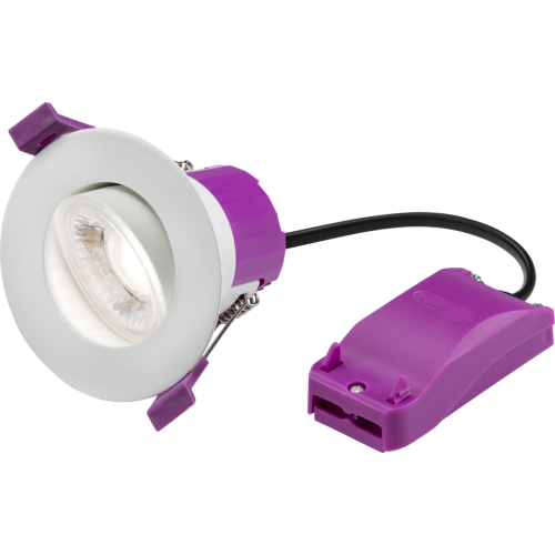 KNIGHTSBRIDGE RW6CCT 6 WATT LED FIRE RATED INTEGRATED DIMMABLE CCT