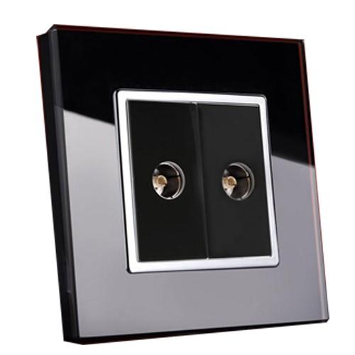 Retro touch dual tv socket, media sockets, 00322 UK