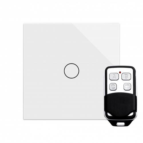 Retrotouch Crystal 1 Gang 1 Way Touch & Remote Dimmer (White PG)