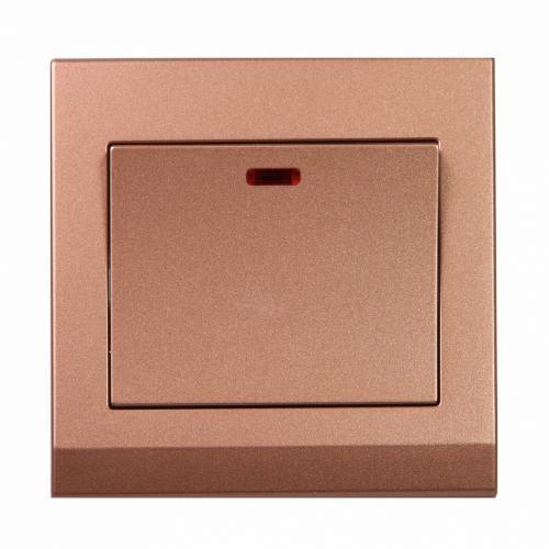 Retrotouch Simplicity 20A DP Switch with Neon (Bronze)
