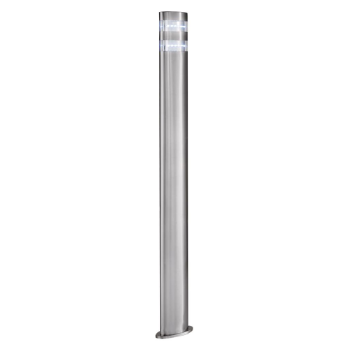 Searchlight Stainless Steel Ip44 24 Led Outdoor Post Light With Clear Polycarbonate Diffuser