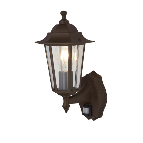 Searchlight Alex Outdoor Wall Light Rust Brown, Ip44 68001RUS UK