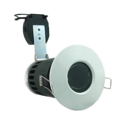 Aurora 240V GU10 Aluminium IP65 10W Insulation Covered Downlight (White) Aurora Lighting