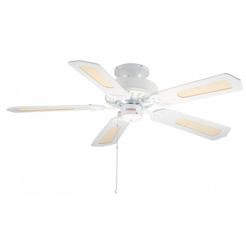 Fantasia Belaire 42 Inch Ceiling Fan Without Light White 110095 Uk