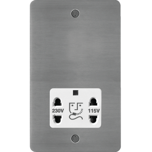 240V shaver outlet, bathroom range, shaver sockets, WFSO100BSW, Hager UK