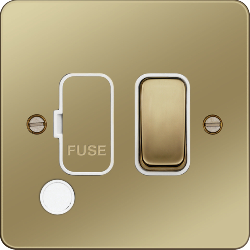 FCU switch flex outlet, wiring accessory, switches, WFSSU83FOPBW, Hager UK