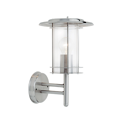 Saxby Lighting York IP44 60W Wall Light (Polished Stainless)