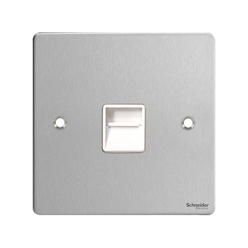 Single telphone master socket, indoor, GU7261WSS, Schneider Electric UK