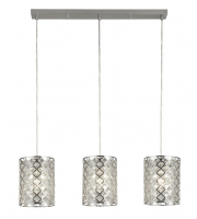 Searchlight Tennessee 3LT Bar Pendant Chrome With Crystal Glass ON SALE