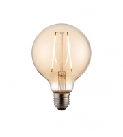 Endon Lighting E27 LED Filament Globe 95mm Dia 2W Warm White  