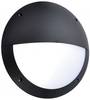 Saxby Lighting 78608  Seran Microwave eyelid IP65 12W daylight white (Matt Black) 