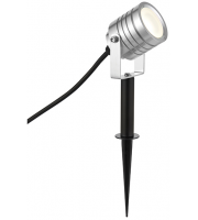 Saxby Lighting Luminatra spike silver IP65 4W cool white (Silver) 