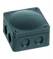 Wiska COMBI 308/5 Waterproof Junction Box (Black)