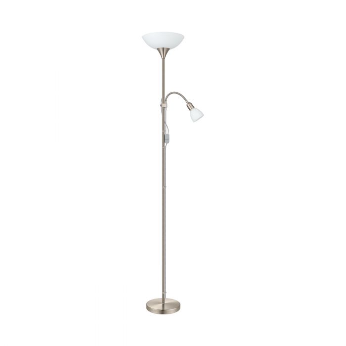 Lisbon Antique Brass Floor LED Lamp Light 20W Warm White Endon 61141