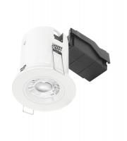 Enlite EN-DLM981X 240V Fixed Compact Professional GU10 Fire Rated Downlight (White) 
