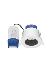 Aurora Lighting AU-R6CWSBF R6cws Fixed 4-8w Colour & Wattage Switchable Baffled Fire Rated Downlight