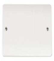Click Scolmore 2-gang Blank Plate