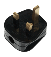 Click PA310 Uk Resiliant 13a Plug (13a) Black Fast F Essentials
