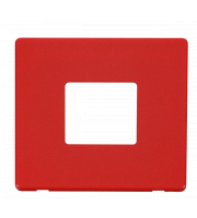 Click SCP402RD 1g Plate Twin Apert.- Red MiniGrid