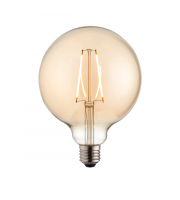 Endon Lighting E27 LED filament globe 1lt Accessory Amber glass Non-dimmable