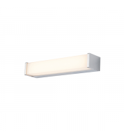 Endon Lighting Edge 1lt Wall Chrome plate & opal pc Non-dimmable