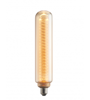 Endon Lighting Tube 1lt Accessory Amber glass Non-dimmable