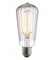 Endon Lighting Ribb Pear 1lt Accessory Clear glass Non-dimmable