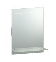Endon Lighting Delta 30lt Wall Mirrored glass & matt silver paint Non-dimmable