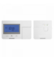 Wireless Programmable Thermostat with Digital Display
