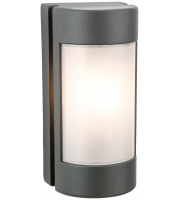 Firstlight 3426GP 60W Arena Wall Light Opal Polycarbonate Diffuser(Graphite)